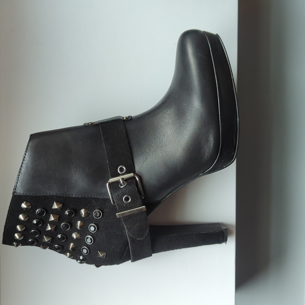 BCBGeneration BG-Sparta Women's Embellished Leather & Suede Boot